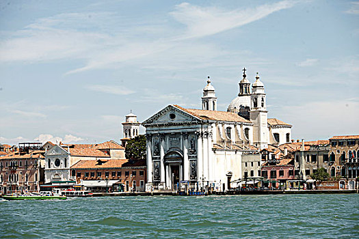 威尼斯,圣乔治奥,马焦雷湖,教堂,小船,大幅,尺寸意大利威尼斯欧洲