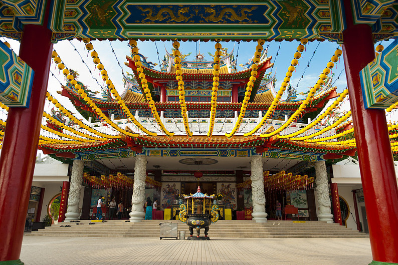 天后宫_吉隆坡_马来西亚_地标_中国寺庙_高清图片_全景视觉