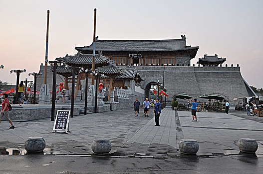 正定古城风光图片
