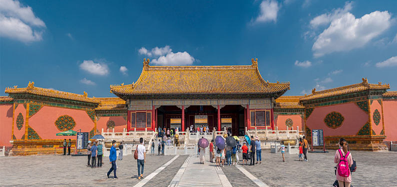 故宫乾清门图片_故宫乾清门高清图片_全景视觉