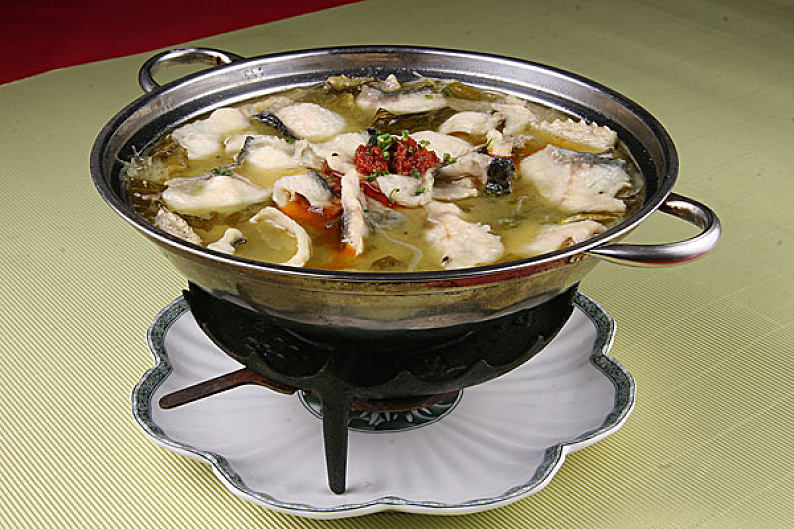 锅仔酸菜鱼图片_锅仔酸菜鱼高清图片_全景视觉