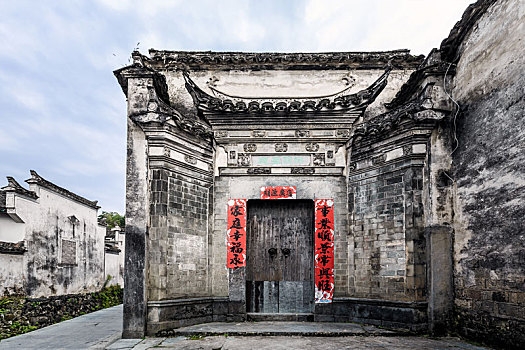 徽派民居门楼图片