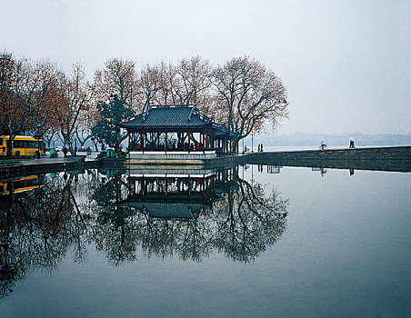 西湖风景图片