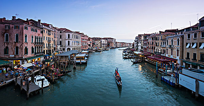 大运河,夜晚,威尼斯,意大利意大利威尼斯意大利威尼斯威尼斯,意大利