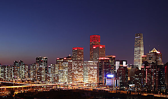 国贸桥夜景图片_国贸桥夜景图片大全_国贸桥夜景图片