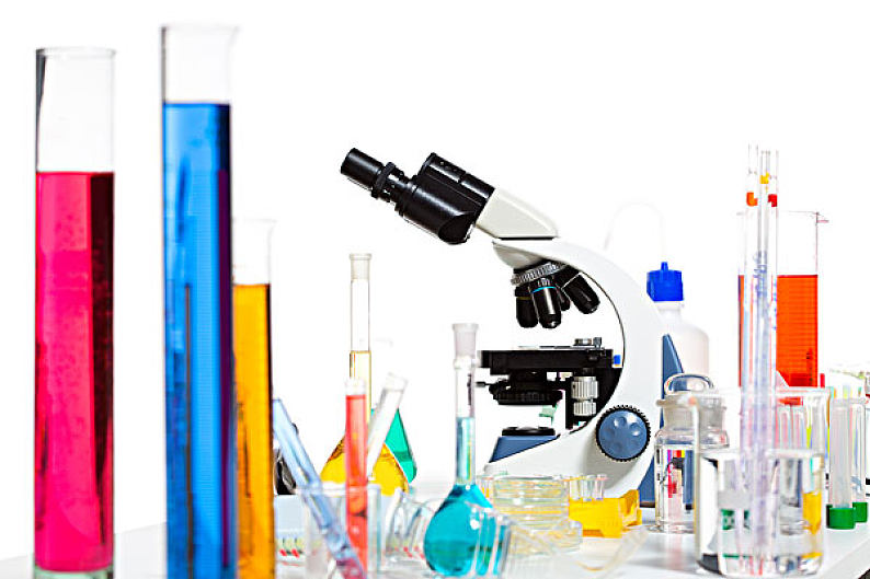 化学品_科学_实验室_试管_长颈瓶_图片素材