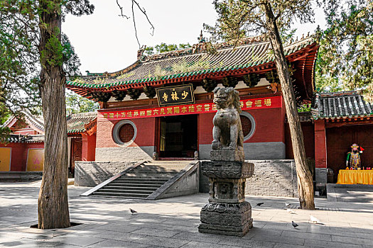 中国河南省登封市嵩山少林寺山门
