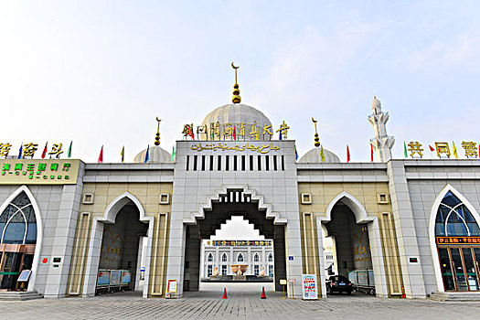 宁夏清真寺图片