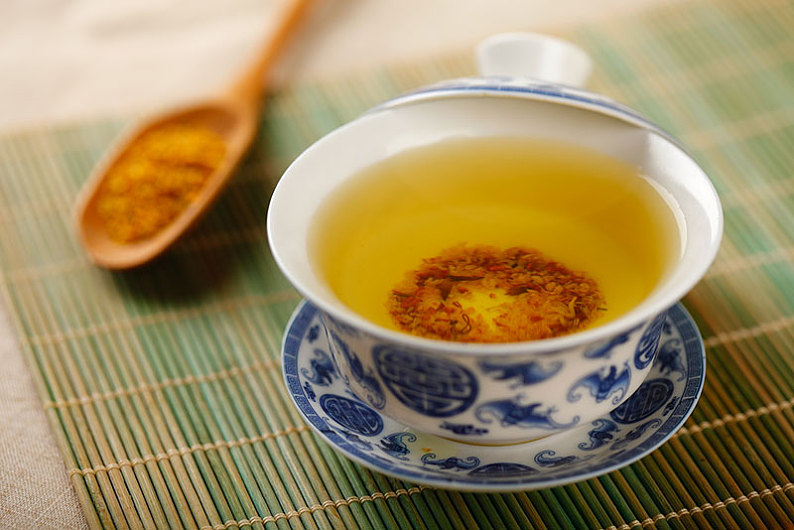 桂花茶图片_桂花茶高清图片_全景视觉
