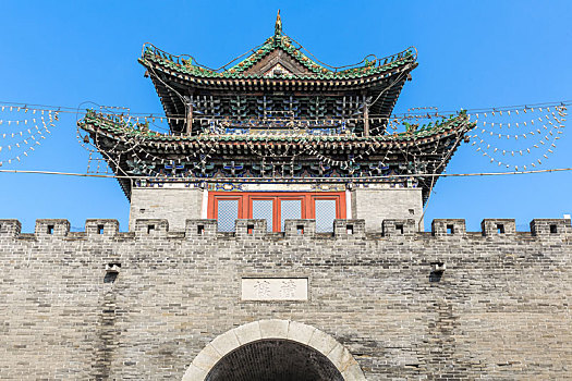 中国河南省安阳市钟楼古建筑