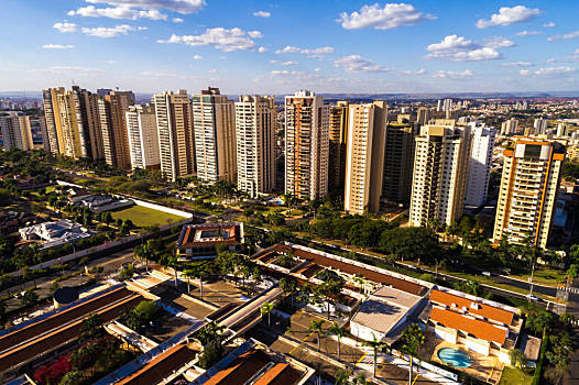 航拍,城市,圣保罗,风景,巴西
