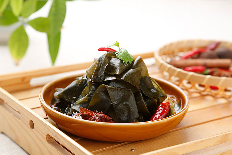 卤海带图片_卤海带高清图片_全景视觉
