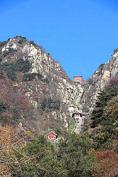 泰山十八盘景观