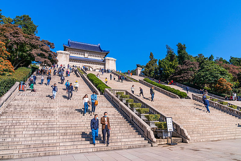 南京中山陵图片_南京中山陵高清图片_全景视觉
