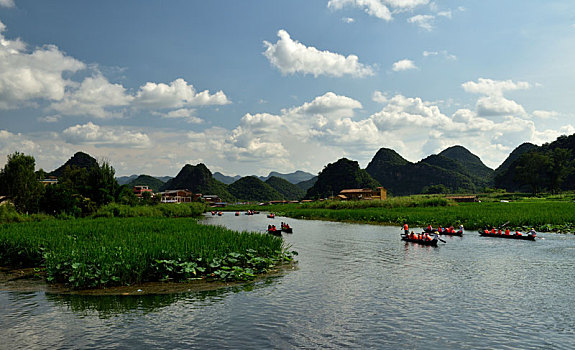 普者黑风景图片