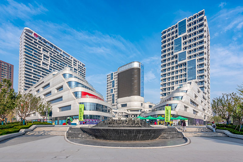 河南省郑州市瀚海海尚购物中心_高清图片_全景视觉