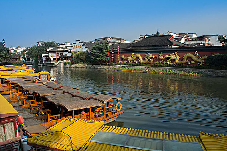 南京秦淮河图片_南京秦淮河高清图片_全景视觉