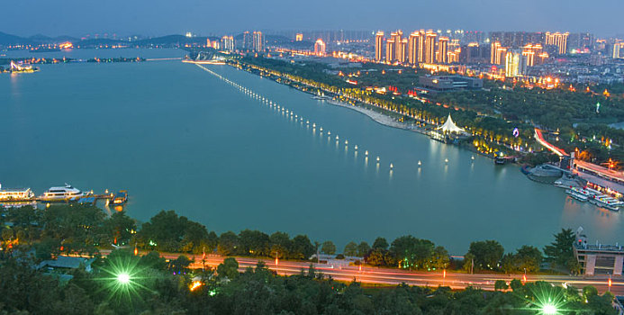 云龙湖风景区图片