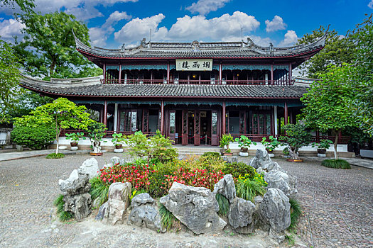 嘉兴南湖湖心岛图片