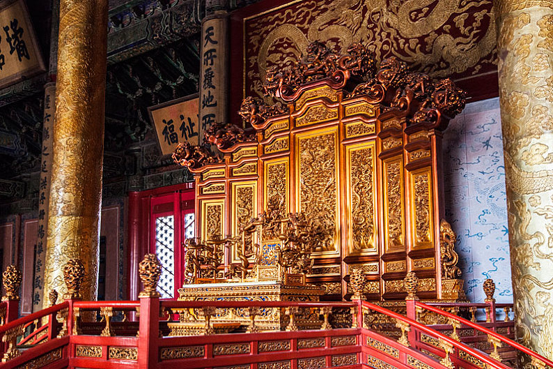 龙椅图片_龙椅高清图片_全景视觉
