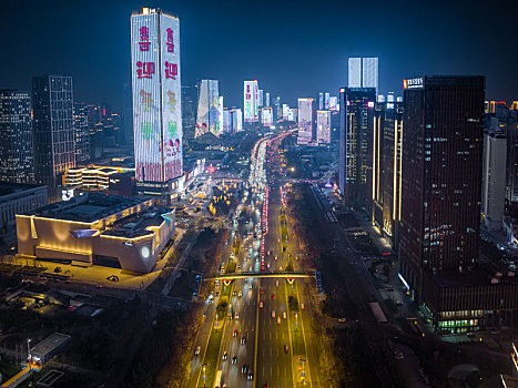 泉城济南夜景图片