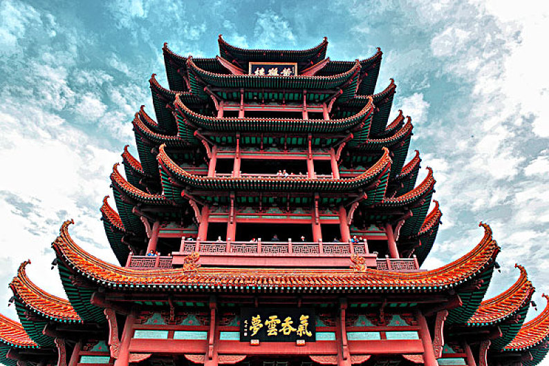 武汉黄鹤楼图片_武汉黄鹤楼高清图片_全景视觉