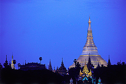 缅甸,仰光,大金寺