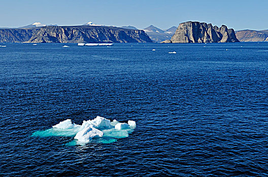 北极,冰,峡湾,巴芬岛,努纳武特,加拿大