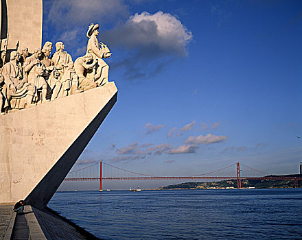 葡萄牙,里斯本,纪念建筑,发现,吊桥