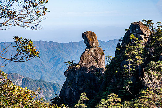 江西上饶三清山,女神峰