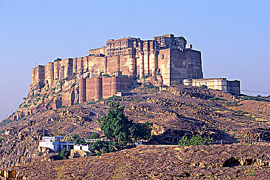印度,拉贾斯坦邦,梅兰加尔古堡