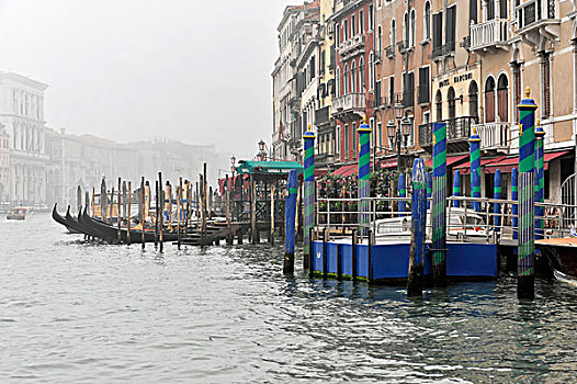 风景,桥,运河,大,大运河,威尼斯,威尼托,意大利,欧洲
