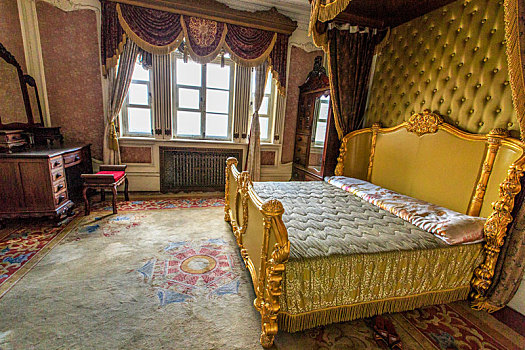 吉林长春伪满皇宫缉熙楼婉容卧室