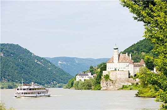 城堡,多瑙河,下奥地利州,奥地利