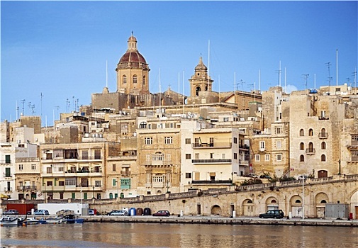 码头,老城,瓦莱塔,马耳他