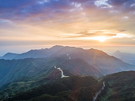 江西,安福,风景区,日出