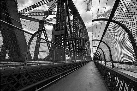 风景,人行道,悉尼海港大桥