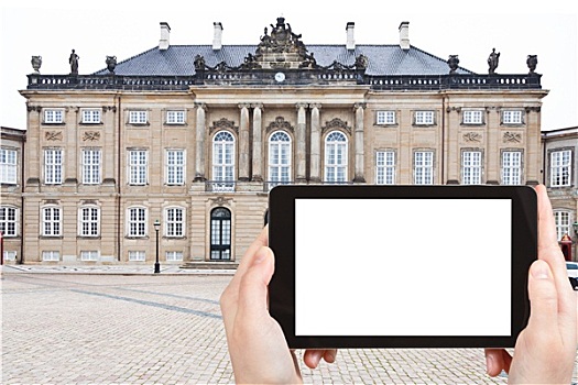 旅游,照片,宫殿,哥本哈根