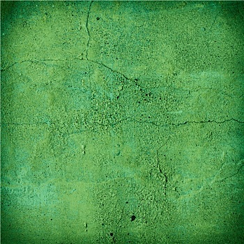 缝隙,绿色,混凝土墙,纹理