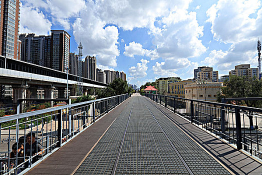 松花江铁路大桥,老桥,景观桥