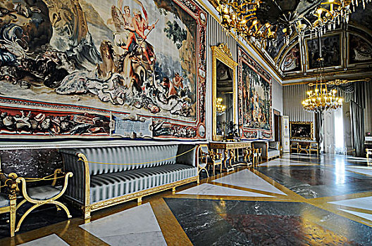 邸宅,皇宫,博物馆,那不勒斯,坎帕尼亚区,意大利,欧洲