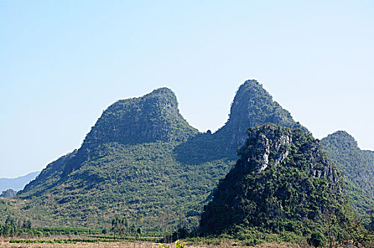 桂林喀斯特山景