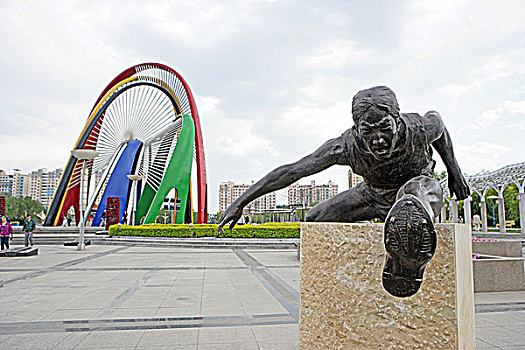 秦皇岛体育公园雕塑