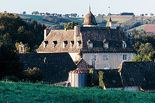 城堡,奥弗涅,法国