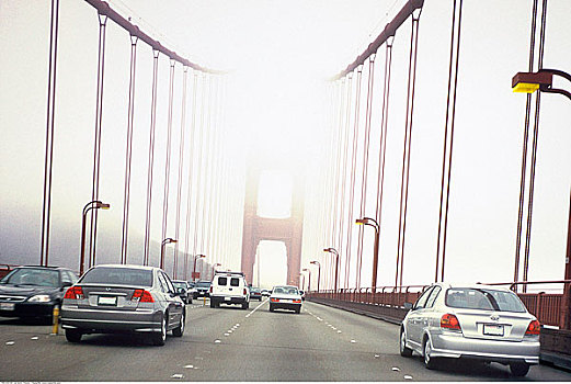 交通,金门大桥,旧金山,加利福尼亚,美国