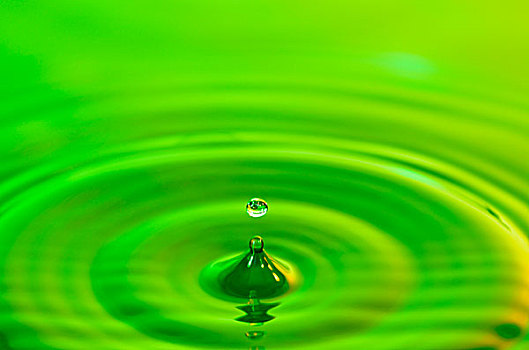 绿色,液体,液滴