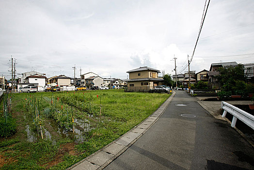 日本,岚山,民居