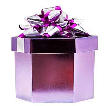 发光,紫色,礼盒