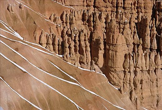 怪岩柱,布莱斯峡谷国家公园,犹他
