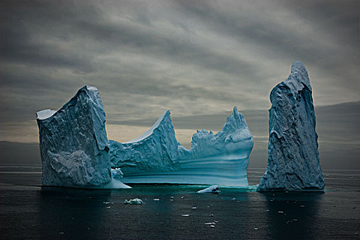 巨大,岛,死,冰山,瑞士,油漆工,南大洋,南极,二月,2007年